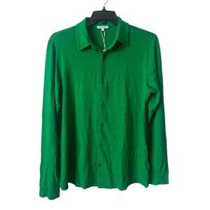NWT Men’s Cotton Citizen Kelly Green Presley Long Sleeve Button Down Shirt Large
